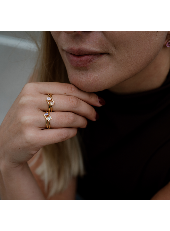 Geboortesteen Ring november citrien