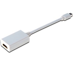 Digitus Digitus Mini DP -HDMI type A mini DisplayPort 1.1a Wit Digitus Digitus Mini DP -HDMI type A mini DisplayPort 1.1a Wit