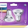 Philips LED-spotlight lampen Classic 3.1 W 215 lumen 2 st Philips LED-spotlight lampen Classic 3.1 W 215 lumen 2 st