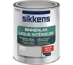 Sikkens Sikkens Binnenlak Hoogglans Betongrijs 750ml Sikkens Sikkens Binnenlak Hoogglans Betongrijs 750ml