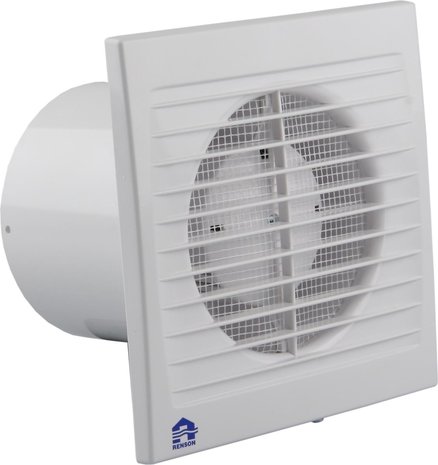 Renson Renson mechanische ventilator met timer & vochtigheidssensor 9401HE Ø100 mm wit Renson Renson mechanische ventilator met timer & vochtigheidssensor 9401HE Ø100 mm wit