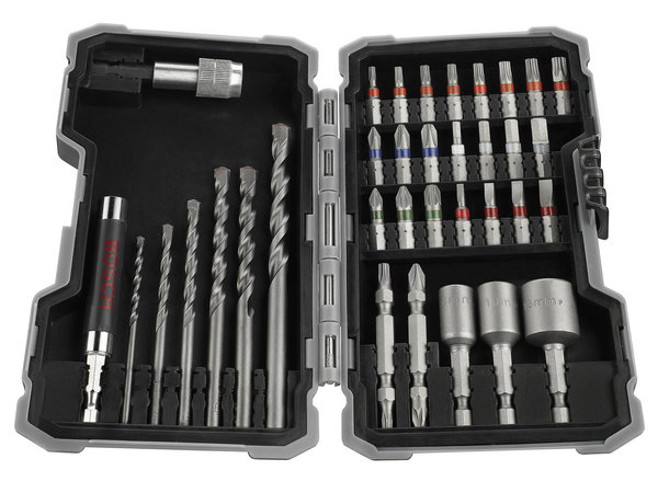 Bosch Bosch Professional boren- en schroefbitset voor beton 35-delig Bosch Bosch Professional boren- en schroefbitset voor beton 35-delig