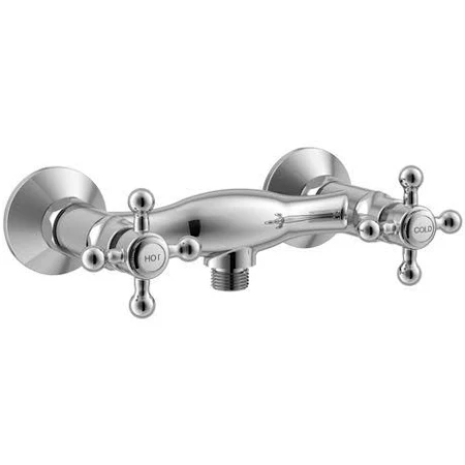 Aquavive AquaVive douchekraan Lunan chroom 15cm Aquavive AquaVive douchekraan Lunan chroom 15cm