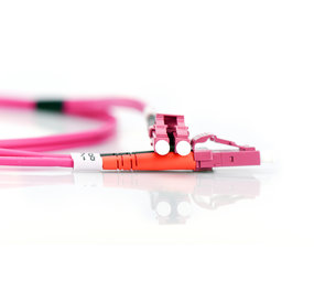 Digitus DIGITUS LWL patchkabel OM4-2 m LC op LC glasvezel kabel - LSZH - Duplex Multimode 50/125µ - 10 GBit/s - Violet Digitus DIGITUS LWL patchkabel OM4-2 m LC op LC glasvezel kabel - LSZH - Duplex Multimode 50/125µ - 10 GBit/s - Violet