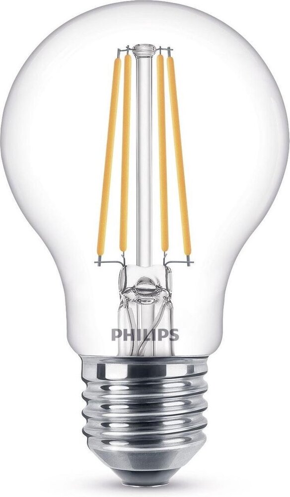 Philips Philips 7W (60W) E27 Warm white Non-dimmable Bulb energy-saving lamp Philips Philips 7W (60W) E27 Warm white Non-dimmable Bulb energy-saving lamp