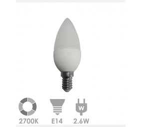 Prolumia Prolumia KAARS LED-lamp E14 Kaars 2700K 40931530 10 stuks verpakking