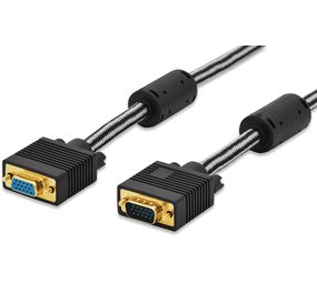 Ednet Ednet 84533 VGA kabel 3 m VGA (D-Sub) Zwart Ednet Ednet 84533 VGA kabel 3 m VGA (D-Sub) Zwart