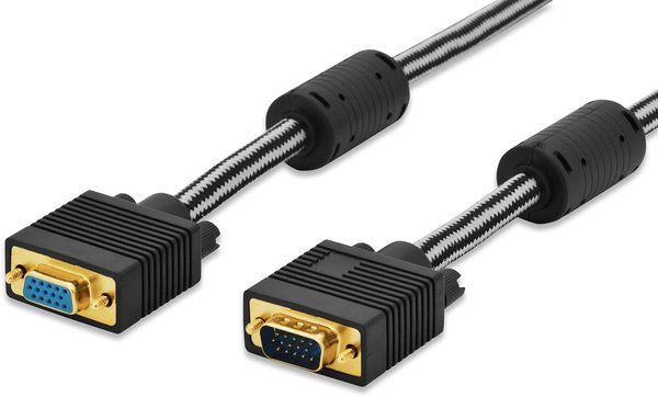 Ednet Ednet 84533 VGA kabel 3 m VGA (D-Sub) Zwart Ednet Ednet 84533 VGA kabel 3 m VGA (D-Sub) Zwart