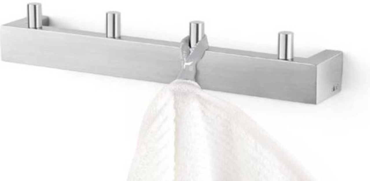 Zack ZACK Linea Handdoekhaken op Stang Chroom Zack ZACK Linea Handdoekhaken op Stang Chroom