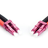 Digitus Digitus DK-2533-03-4 Glasvezel Aansluitkabel [1x LC-stekker - 1x LC-stekker] 50/125 µ Multimode OM4 3.00 m Violet