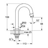 Grohe Grohe Toiletkraan 5x13,8x19,9 cm Supersteel Grohe Grohe Toiletkraan 5x13,8x19,9 cm Supersteel