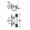 Grohe Grohe Thermostatische Douchekraan Precision Feel Chroom 12 cm Grohe Grohe Thermostatische Douchekraan Precision Feel Chroom 12 cm