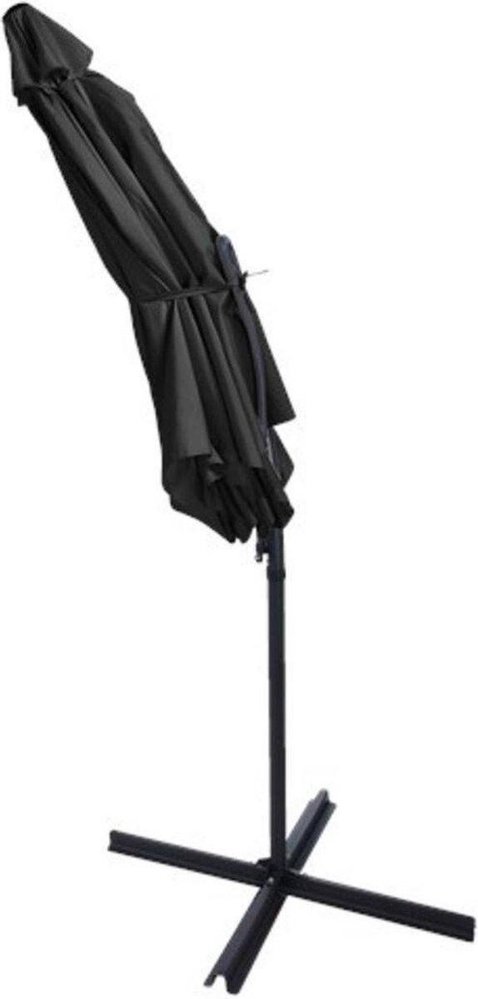 Garden collection Garden Collection - Luxe Zweefparasol met Push-up Systeem - ⌀ 300 CM - Antraciet Garden collection Garden Collection - Luxe Zweefparasol met Push-up Systeem - ⌀ 300 CM - Antraciet