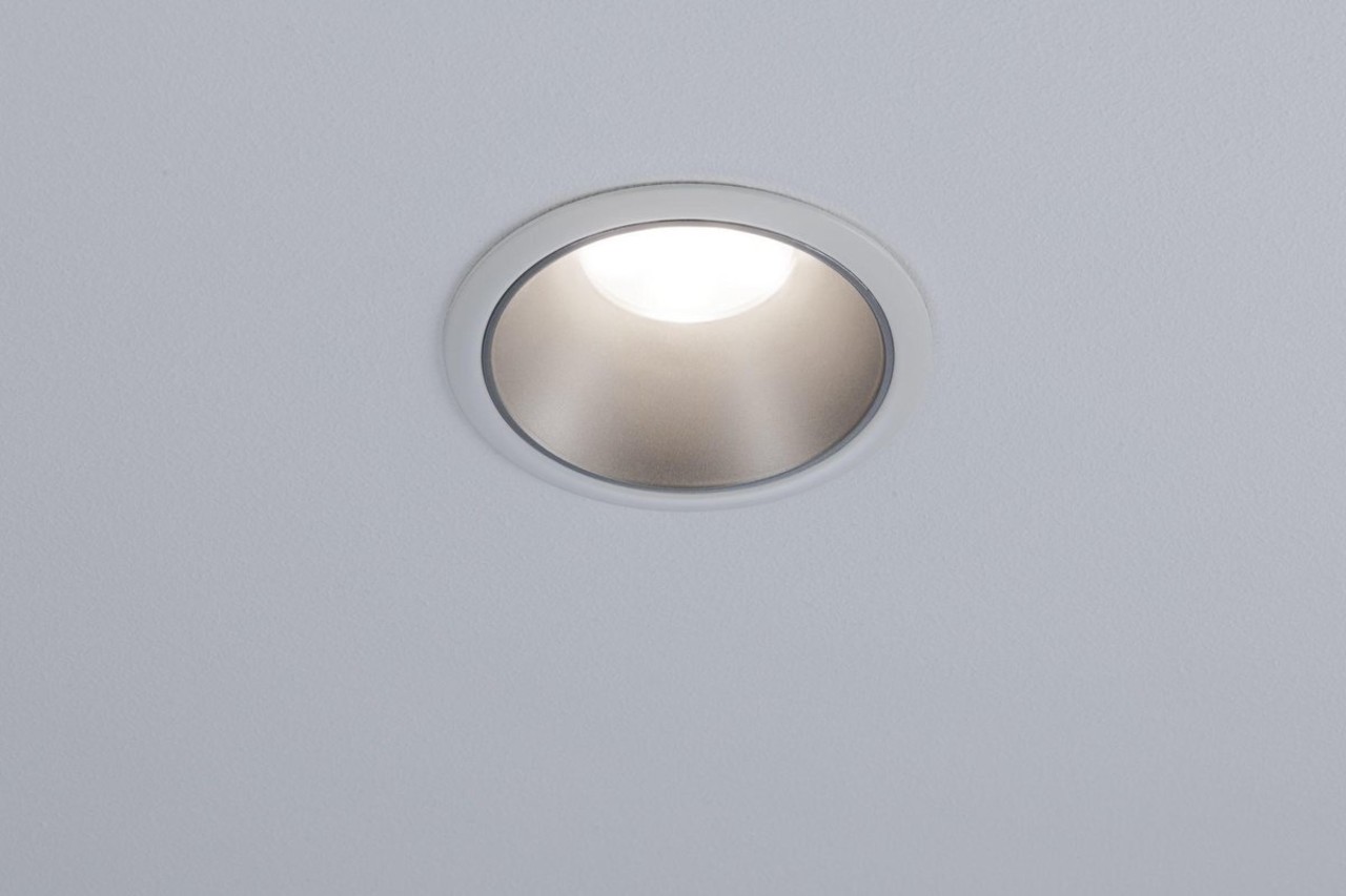 Paulmann Paulmann 93409 Inbouwlamp 6.50 W Warm wit Wit, Zilver Paulmann Paulmann 93409 Inbouwlamp 6.50 W Warm wit Wit, Zilver