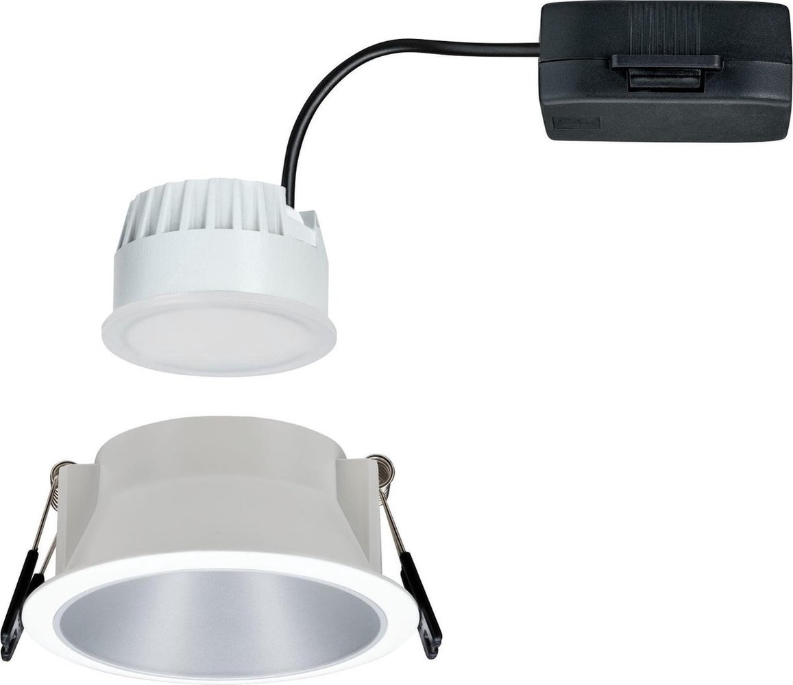 Paulmann Paulmann 93409 Inbouwlamp 6.50 W Warm wit Wit, Zilver Paulmann Paulmann 93409 Inbouwlamp 6.50 W Warm wit Wit, Zilver