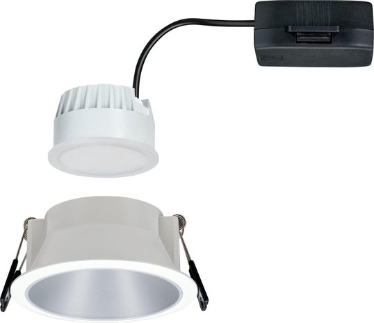 Paulmann Paulmann 93409 Inbouwlamp 6.50 W Warm wit Wit, Zilver Paulmann Paulmann 93409 Inbouwlamp 6.50 W Warm wit Wit, Zilver