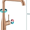 Grohe Essence New keukenkraan - Hoge uitloop - Warm Sunset geborsteld (mat brons) Grohe Essence New keukenkraan - Hoge uitloop - Warm Sunset geborsteld (mat brons)