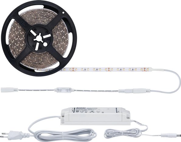 Paulmann Paulmann SimpLED Power set 5m warmwit incl Dimb/schakelbaar 50W 230/24V DC wit kst