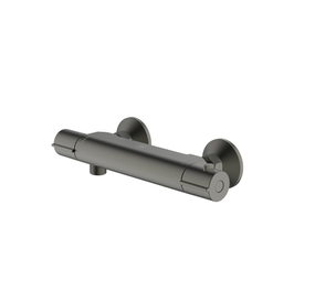 Aquavive AquaVive thermostatische douchekraan Nilson gun metal 15cm Aquavive AquaVive thermostatische douchekraan Nilson gun metal 15cm