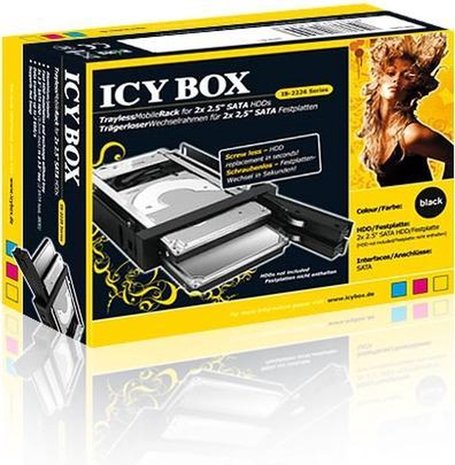 Icy Box RaidSonic IB-2226STS drive bay panel 8,89 cm (3.5'') Bezelplaat Zwart Icy Box RaidSonic IB-2226STS drive bay panel 8,89 cm (3.5'') Bezelplaat Zwart