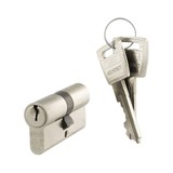 Nemef Nemef profielcilinder SKG2 gls 4 st nikkel 1119 Nemef Nemef profielcilinder SKG2 gls 4 st nikkel 1119