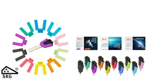 M&C M&C Color+ cilinder met kerntrekbeveiliging (2x) - SKG***