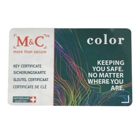 M&C M&C Color+ cilinder met kerntrekbeveiliging (2x) - SKG***