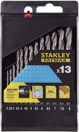 Stanley Stanley metaalboren 'FatMax STA56013-QZ' - 13 stuks Stanley Stanley metaalboren 'FatMax STA56013-QZ' - 13 stuks