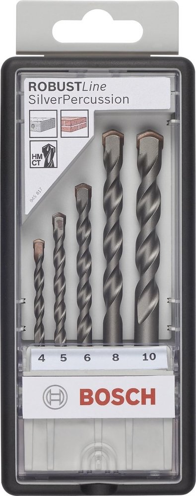 Bosch Bosch betonborenset Silver Percussion 5-delig Bosch Bosch betonborenset Silver Percussion 5-delig