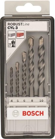 Bosch Bosch betonborenset Silver Percussion 5-delig Bosch Bosch betonborenset Silver Percussion 5-delig