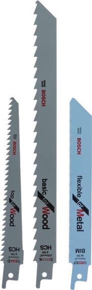 Bosch Bosch 3-delige reciprozagenset S 922 EF, S 644 D, S 1111 K Bosch Bosch 3-delige reciprozagenset S 922 EF, S 644 D, S 1111 K
