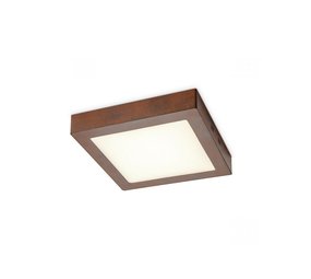 Home Sweet Home Home Sweet Home plafondlamp LED Ska vierkant roest 15W Home Sweet Home Home Sweet Home plafondlamp LED Ska vierkant roest 15W