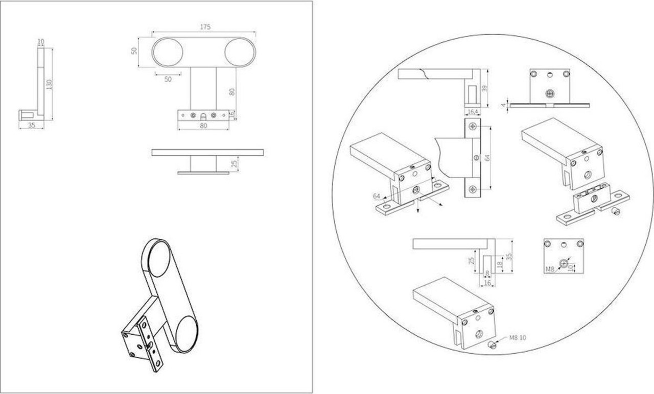 Tiger Tiger LED Spiegellamp Yaro 17 cm 4000K - Aluminium