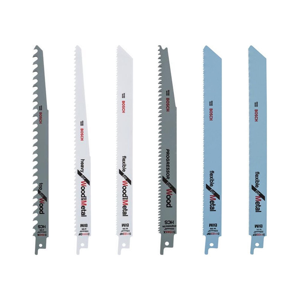 Bosch Set van 7x2 stuks professional Bosch Reciprozaagbladen Hout en Metaal Bosch Set van 7x2 stuks professional Bosch Reciprozaagbladen Hout en Metaal