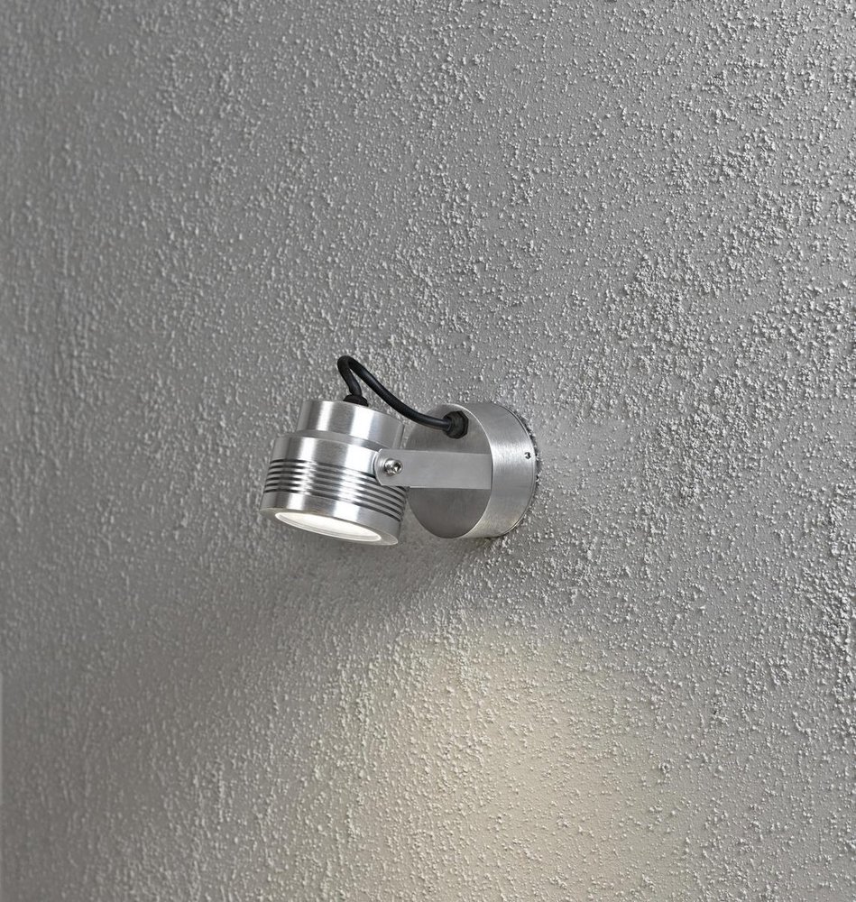 Konstsmide Konstsmide Monza LED 6x1W - Wandspot zwenkbaar 19cm - 230V - 3000K -zilver Konstsmide Konstsmide Monza LED 6x1W - Wandspot zwenkbaar 19cm - 230V - 3000K -zilver