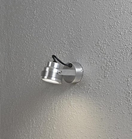 Konstsmide Konstsmide Monza LED 6x1W - Wandspot zwenkbaar 19cm - 230V - 3000K -zilver Konstsmide Konstsmide Monza LED 6x1W - Wandspot zwenkbaar 19cm - 230V - 3000K -zilver