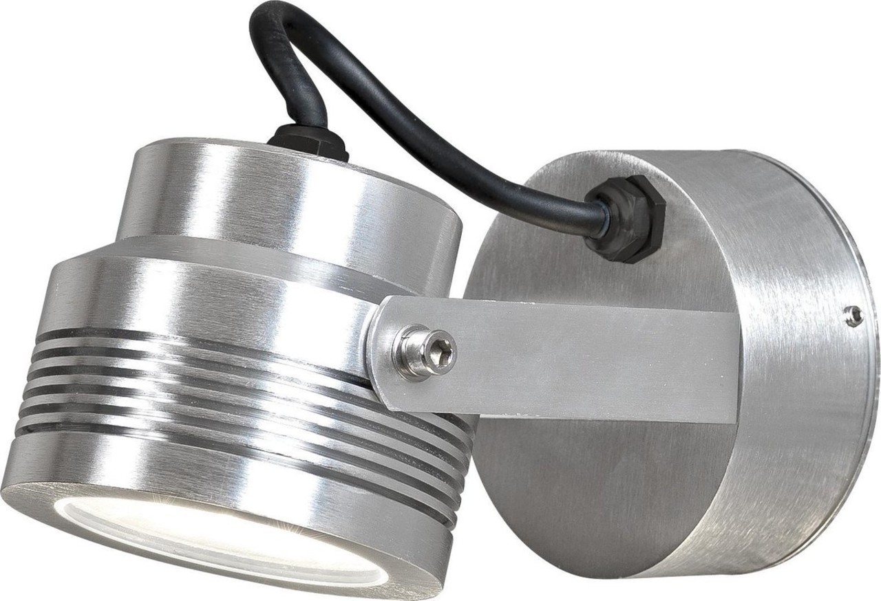 Konstsmide Konstsmide Monza LED 6x1W - Wandspot zwenkbaar 19cm - 230V - 3000K -zilver Konstsmide Konstsmide Monza LED 6x1W - Wandspot zwenkbaar 19cm - 230V - 3000K -zilver