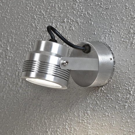 Konstsmide Konstsmide Monza LED 6x1W - Wandspot zwenkbaar 19cm - 230V - 3000K -zilver Konstsmide Konstsmide Monza LED 6x1W - Wandspot zwenkbaar 19cm - 230V - 3000K -zilver