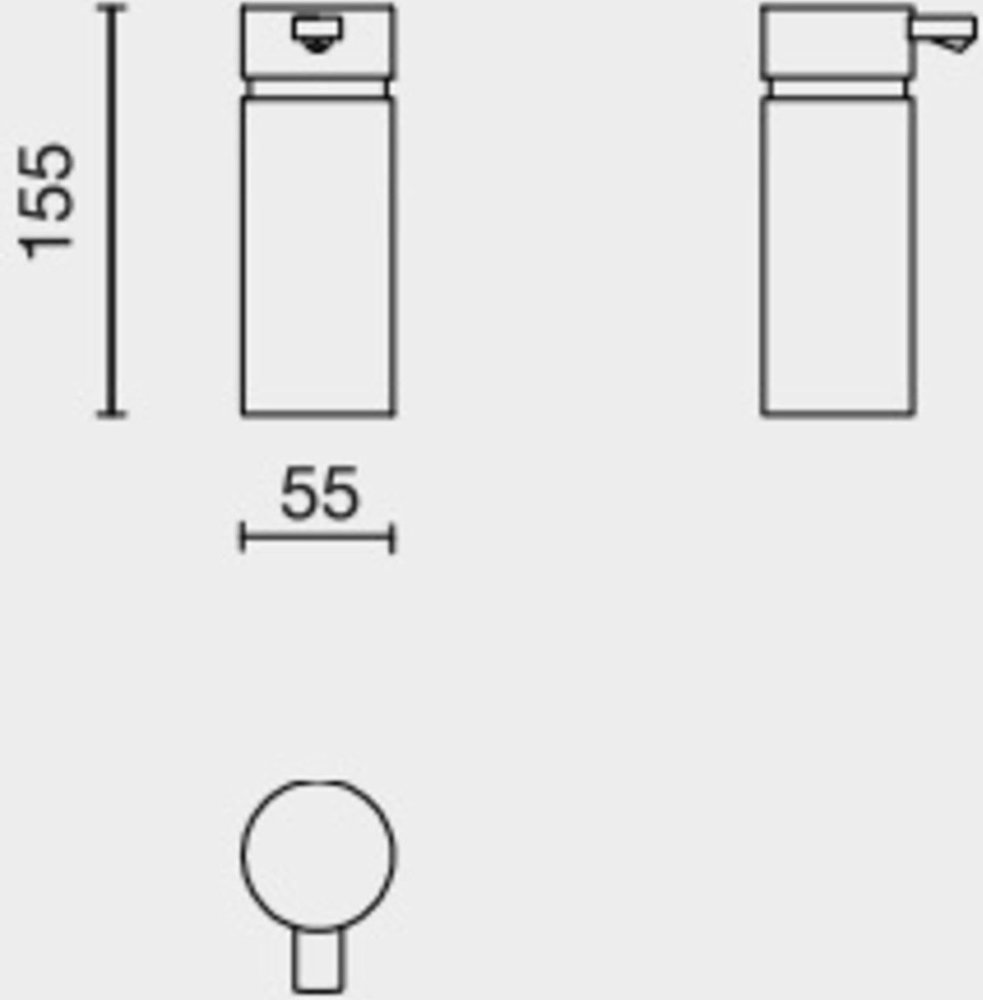 Zack Zack Scala Losstaande Zeepdispenser glans-Roestvrij Staal Zack Zack Scala Losstaande Zeepdispenser glans-Roestvrij Staal