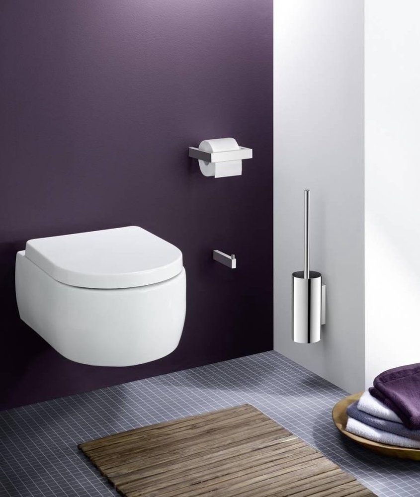 Zack Zack Linea Toiletrolhouder rechthoekig 15X15cm Spiegelglans RVS Zack Zack Linea Toiletrolhouder rechthoekig 15X15cm Spiegelglans RVS