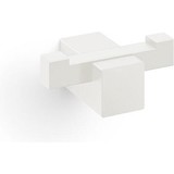 Zack Zack Carvo dubbele handdoekhouder wit RVS Zack Zack Carvo dubbele handdoekhouder wit RVS