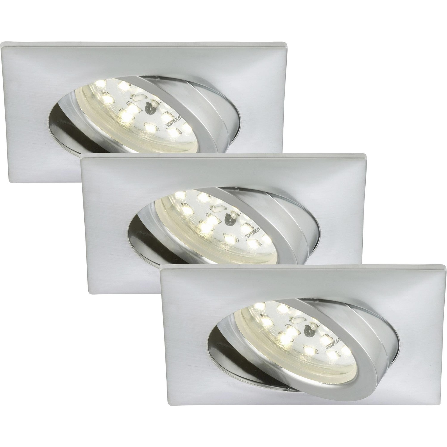 kassa bevestig alstublieft vervormen Briloner 7210-039 LED-inbouwlamp Set van 3 x 5 W LED Warm-wit Aluminium -  willemxl.com