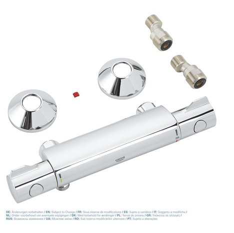 Grohe GROHE Grohtherm 800 Thermostatische Douchekraan - 34558000 - Chroom Grohe GROHE Grohtherm 800 Thermostatische Douchekraan - 34558000 - Chroom