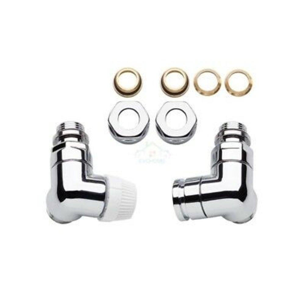 Honeywell Honeywell thermostatisch ventiel design links chroom Honeywell Honeywell thermostatisch ventiel design links chroom