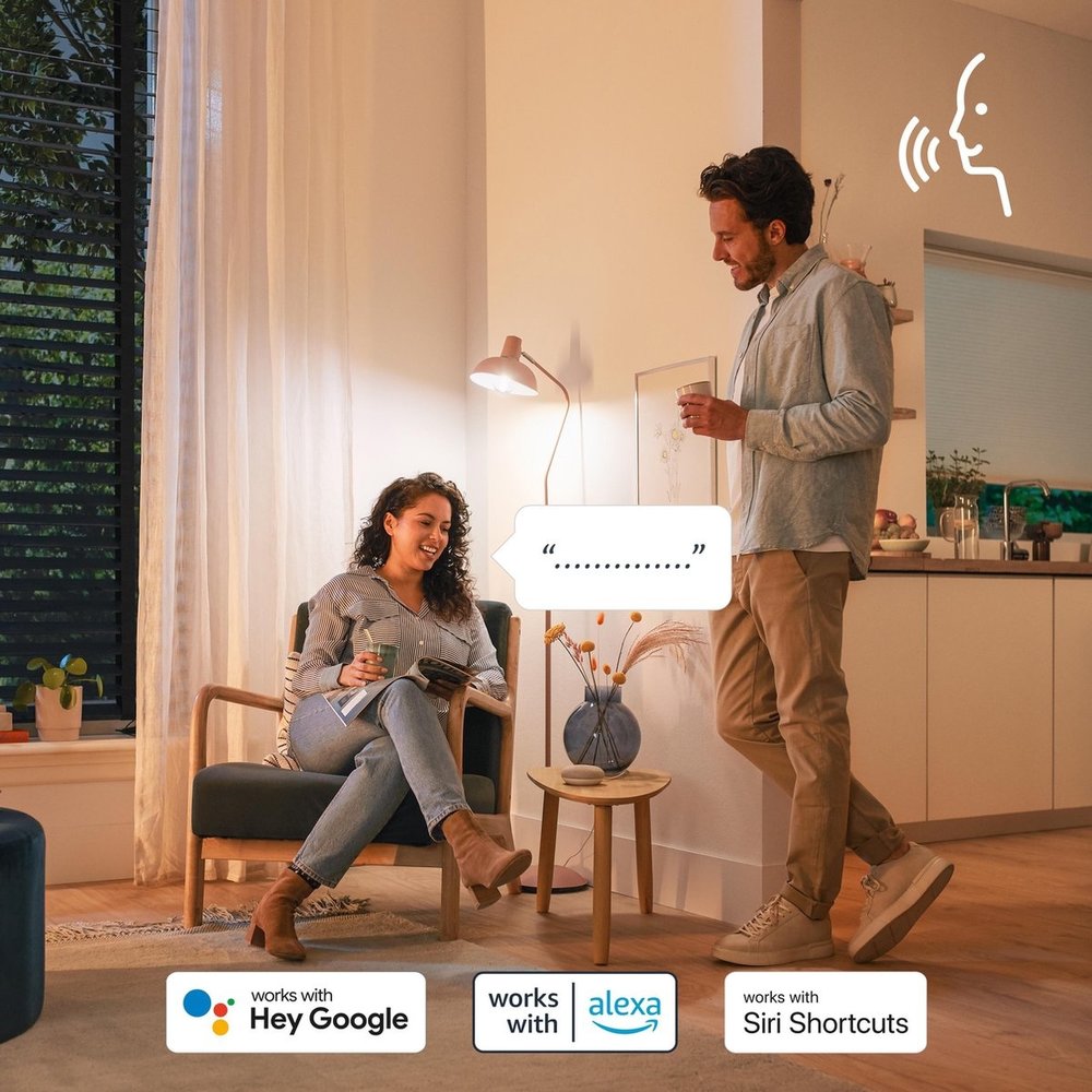 Philips Philips Smart LED Slimme LED Verlichting - Gekleurd en Wit Licht - GU10 - Spot - Duopack - 5W - 400lm - 2200K-6500K Philips Philips Smart LED Slimme LED Verlichting - Gekleurd en Wit Licht - GU10 - Spot - Duopack - 5W - 400lm - 2200K-6500K