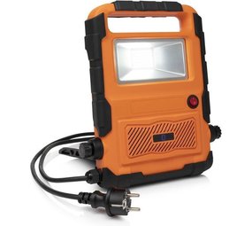 Smartwares Smartwares® Werklamp met Bluetooth-luidspreker, 20W Smartwares Smartwares® Werklamp met Bluetooth-luidspreker, 20W