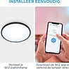 WiZ WiZ Plafonniere SuperSlim Zwart - Slimme LED-Verlichting - Warm- tot Koelwit Licht - Geintegreerd LED - 14W - Wi-Fi WiZ WiZ Plafonniere SuperSlim Zwart - Slimme LED-Verlichting - Warm- tot Koelwit Licht - Geintegreerd LED - 14W - Wi-Fi