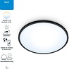 WiZ WiZ Plafonniere SuperSlim Zwart - Slimme LED-Verlichting - Warm- tot Koelwit Licht - Geintegreerd LED - 14W - Wi-Fi WiZ WiZ Plafonniere SuperSlim Zwart - Slimme LED-Verlichting - Warm- tot Koelwit Licht - Geintegreerd LED - 14W - Wi-Fi