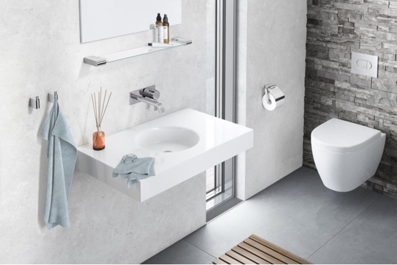 Zack Zack Atore handdoekhaak 2x5.8x5.5cm RVS Chroom Glans