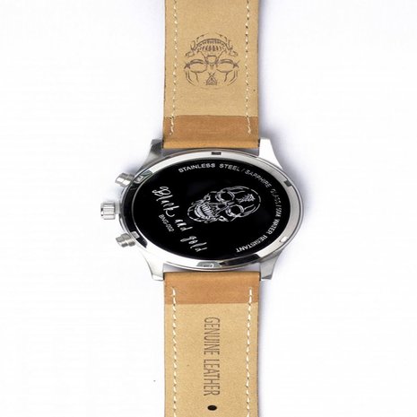 Black and Gold Black & Gold San Cristóbal horloge Dark azul and Brown Black and Gold Black & Gold San Cristóbal horloge Dark azul and Brown
